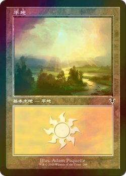 画像1: [FOIL] 平地/Plains No.288 (旧枠) 【日本語版】 [INR-土地C]