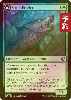 画像1: [FOIL] けたたましく吠えるもの/Shrill Howler 【英語版】 [INR-緑U] (予約D)