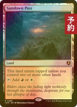 画像1: [FOIL] 日没の道/Sundown Pass 【英語版】 [INR-土地R] (予約D)