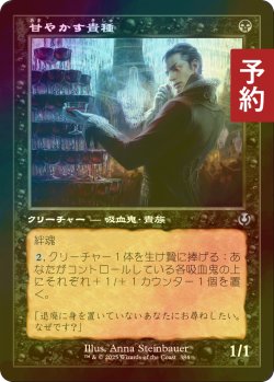 画像1: [FOIL] 甘やかす貴種/Indulgent Aristocrat (旧枠) 【日本語版】 [INR-黒U] (予約D)