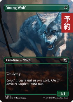 画像1: 若き狼/Young Wolf (全面アート版) 【英語版】 [INR-緑C] (予約D)