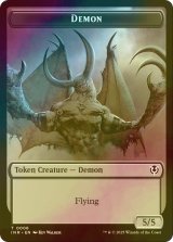 [FOIL] デーモン/Demon & 人間・クレリック/Human Cleric 【英語版】 [INR-トークン]