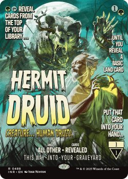 画像1: 隠遁ドルイド/Hermit Druid (ポスター版) 【英語版】 [INR-緑R]