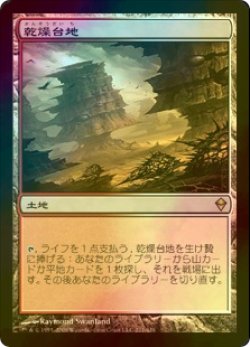 画像1: 乾燥台地/Arid Mesa (ZEN/土地R/日/foil/EX+) ※詳細要確認