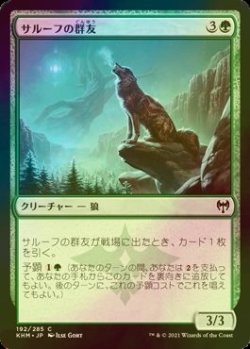 画像1: [FOIL] サルーフの群友/Sarulf's Packmate 【日本語版】 [KHM-緑C]