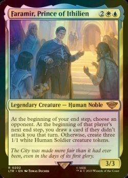 画像1: [FOIL] イシリアンの領主、ファラミア/Faramir, Prince of Ithilien 【英語版】 [LTR-金R]