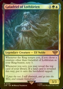 画像1: [FOIL] ロスロリアンのガラドリエル/Galadriel of Lothlorien 【英語版】 [LTR-金R]