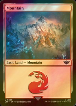 画像1: [FOIL] 山/Mountain No.268 【英語版】 [LTR-土地C]