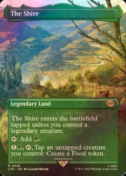 画像1: [FOIL] ホビット庄/The Shire (全面アート・海外産ブースター版) 【英語版】 [LTR-土地R]