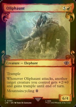 画像1: [FOIL] オリファント/Oliphaunt (ショーケース版) 【英語版】 [LTR-赤C]