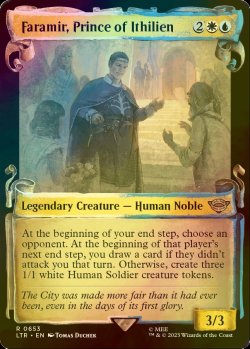 画像1: [FOIL] イシリアンの領主、ファラミア/Faramir, Prince of Ithilien No.653 (ショーケース版) 【英語版】 [LTR-金R]