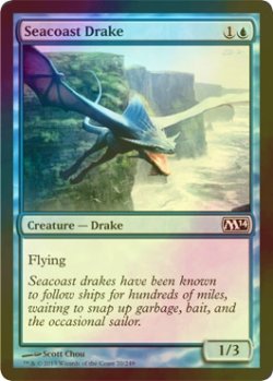 画像1: [FOIL] 海岸ドレイク/Seacoast Drake 【英語版】 [M14-青C]