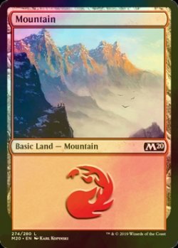 画像1: [FOIL] 山/Mountain No.274 【英語版】 [M20-土地C]