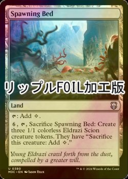 画像1: [FOIL] 繁殖苗床/Spawning Bed (リップル・フォイル仕様) 【英語版】 [M3C-土地U]