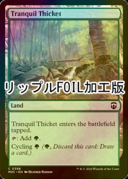 画像1: [FOIL] 平穏な茂み/Tranquil Thicket (リップル・フォイル仕様) 【英語版】 [M3C-土地C]