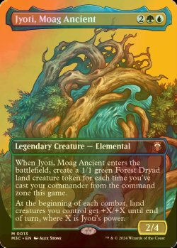 画像1: [FOIL] モアグの古き者、ジョティ/Jyoti, Moag Ancient (全面アート・海外産ブースター版) 【英語版】 [M3C-金MR]