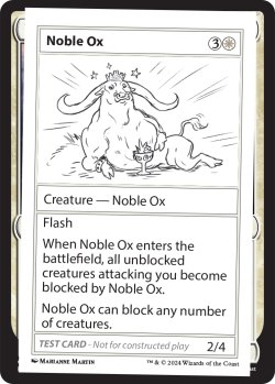 画像1: Noble Ox 【英語版】 [MB2-Playtest]