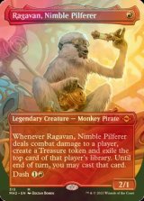 [FOIL] 敏捷なこそ泥、ラガバン/Ragavan, Nimble Pilferer (全面アート・海外産ブースター版) 【英語版】 [MH2-赤MR]