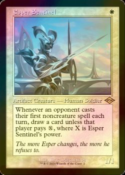 画像1: [FOIL] エスパーの歩哨/Esper Sentinel (旧枠) 【英語版】 [MH3-白R]