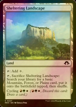 画像1: [FOIL] 孤立地帯/Sheltering Landscape 【英語版】 [MH3-土地C]