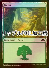 [FOIL] 森/Forest No.505 (リップル・フォイル仕様) 【英語版】 [MH3-土地C]