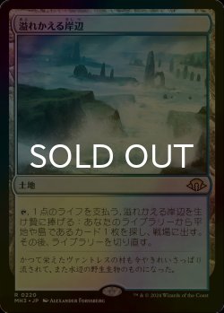 画像1: [FOIL] 溢れかえる岸辺/Flooded Strand 《特価品》 【日本語版】 [MH3-土地R] ※裁断ずれ