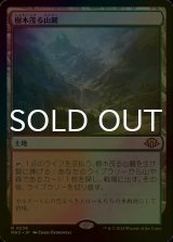 [FOIL] 樹木茂る山麓/Wooded Foothills 《特価品》 【日本語版】 [MH3-土地R] ※裁断ずれ