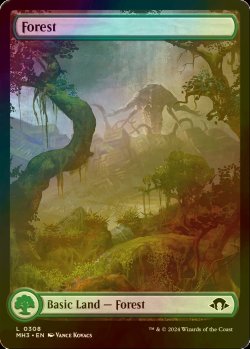 画像1: [FOIL] 森/Forest (全面アート版) 【英語版】 [MH3-土地C]