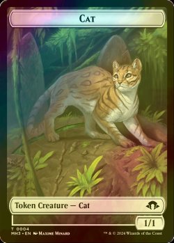 画像1: [FOIL] 猫/CAT 【英語版】 [MH3-トークン]