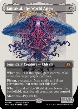 画像1: 再誕世界、エムラクール/Emrakul, the World Anew (全面アート版) 【英語版】 [MH3-無MR]