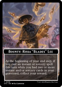 画像1: 賞金首：「複刃」リッサ・リー/BOUNTY: RISSA "BLADES" LEE 【英語版】 [OTC-トークン]