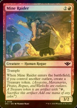 画像1: [FOIL] 鉱山の略奪者/Mine Raider 【英語版】 [OTJ-赤C]