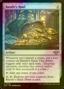 画像1: [FOIL] 略奪者の荷物/Bandit's Haul 【英語版】 [OTJ-灰U]