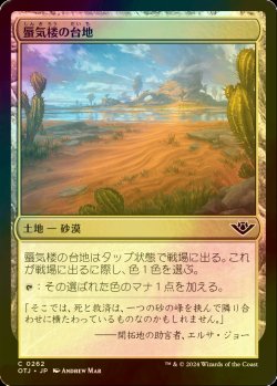 画像1: [FOIL] 蜃気楼の台地/Mirage Mesa 【日本語版】 [OTJ-土地C] *詳細要確認