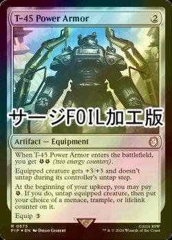 画像1: [FOIL] T-45パワーアーマー/T-45 Power Armor No.673 (サージ仕様) 【英語版】 [PIP-灰R]