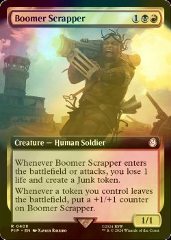 画像1: [FOIL] ブーマーの解体屋/Boomer Scrapper No.408 (拡張アート版) 【英語版】 [PIP-金R]