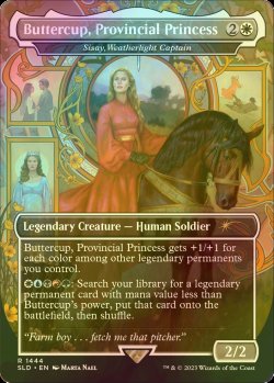 画像1: [FOIL] Buttercup, Provincial Princess 【英語版】 [SLD-白R]