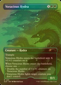 画像1: [FOIL] 大食のハイドラ/Voracious Hydra 【英語版】 [SLD-緑R]