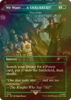 画像1: [FOIL] We Want . . . A SHRUBBERY! 【英語版】 [SLD-緑R]