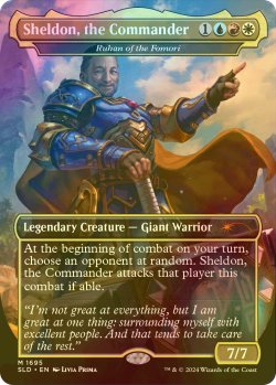 画像1: [FOIL] Sheldon, the Commander 【英語版】 [SLD-金MR]