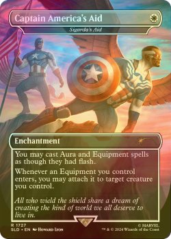 画像1: [FOIL] Captain America's Aid 【英語版】 [SLD-白R]