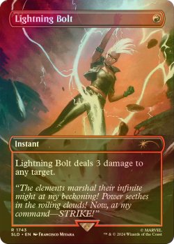 画像1: [FOIL] 稲妻/Lightning Bolt 【英語版】 [SLD-赤R]