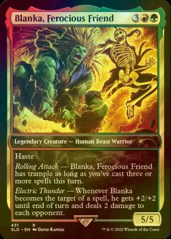 画像1: [FOIL] Blanka, Ferocious Friend 【英語版】 [SLD-金R]