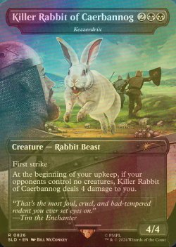 画像1: [FOIL] Killer Rabbit of Caerbannog 【英語版】 [SLD-黒R]