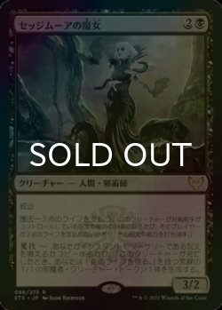 画像1: [FOIL] セッジムーアの魔女/Sedgemoor Witch 【日本語版】 [STX-黒R]