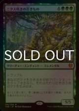 [FOIL] ニクス咲きの古きもの/Nyxbloom Ancient （プロモスタンプ版） 【日本語版】 [THB-緑MR]