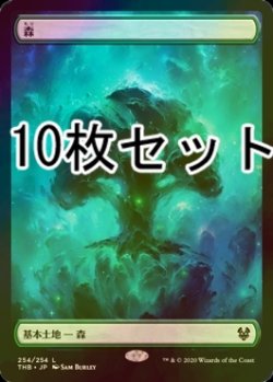 画像1: [FOIL] 森/Forest 10枚セット 【日本語版】 [THB-土地L]