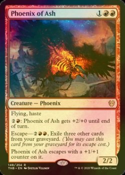 画像1: [FOIL] 灰のフェニックス/Phoenix of Ash 【英語版】 [THB-赤R]