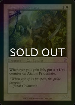 画像1: [FOIL] アジャニの群れ仲間/Ajani's Pridemate (旧枠) 【英語版】 [TSR-白TS]