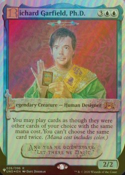 画像1: [FOIL] Richard Garfield, Ph.D. 【英語版】 [UND-青List]